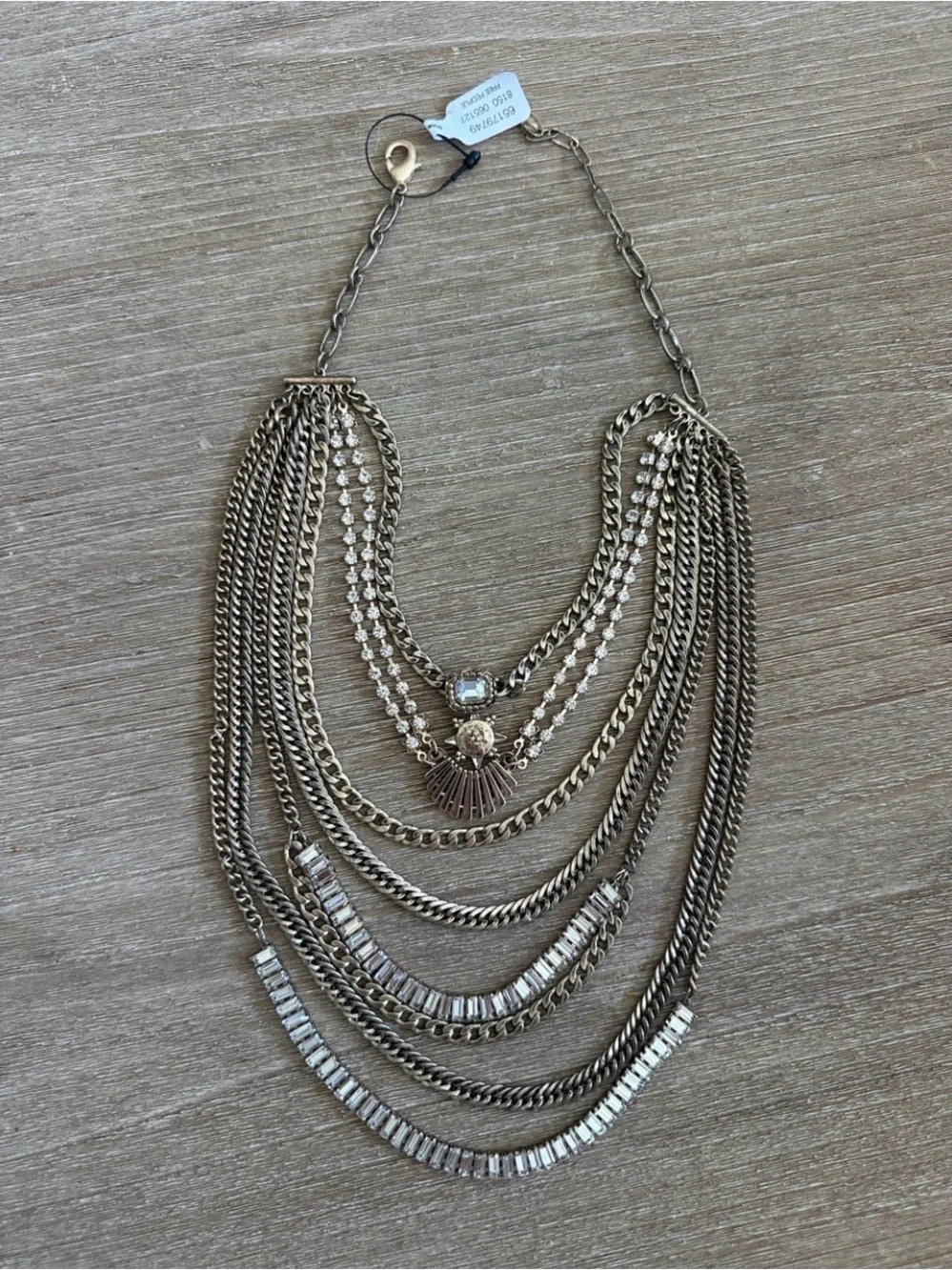 NWOT Free People The Pistols Stacked Choker Necklace